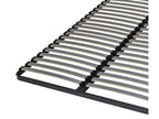 Set of 2 Chicyla FOOV67386 black metal bed bases, 80x200 cm