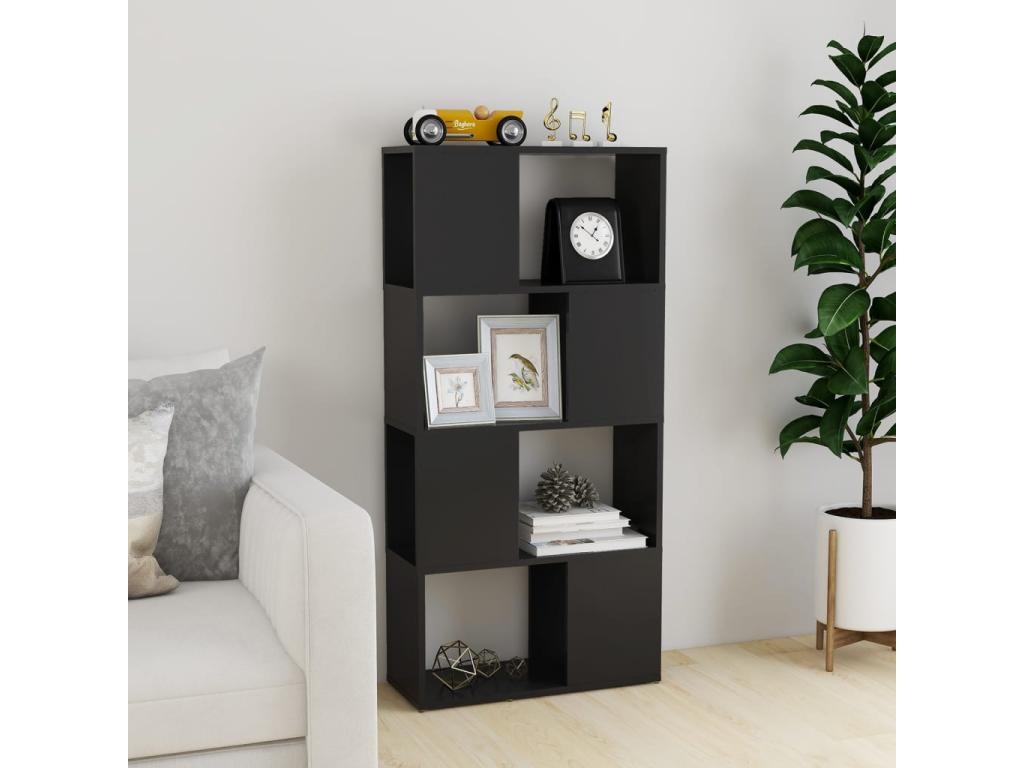 Grey Room Divider/Bookcase 60x24x124.5 UGJB76702