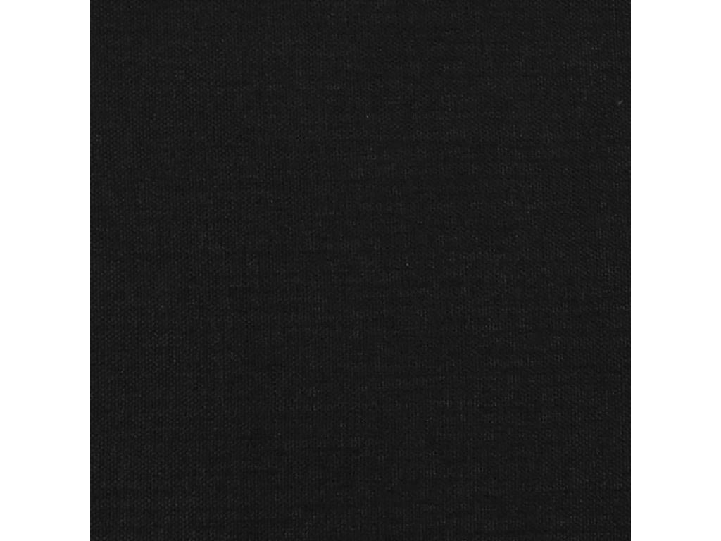 Headboard with wings, Black, 163x23x78/88 cm, Fabric QOBT66612
