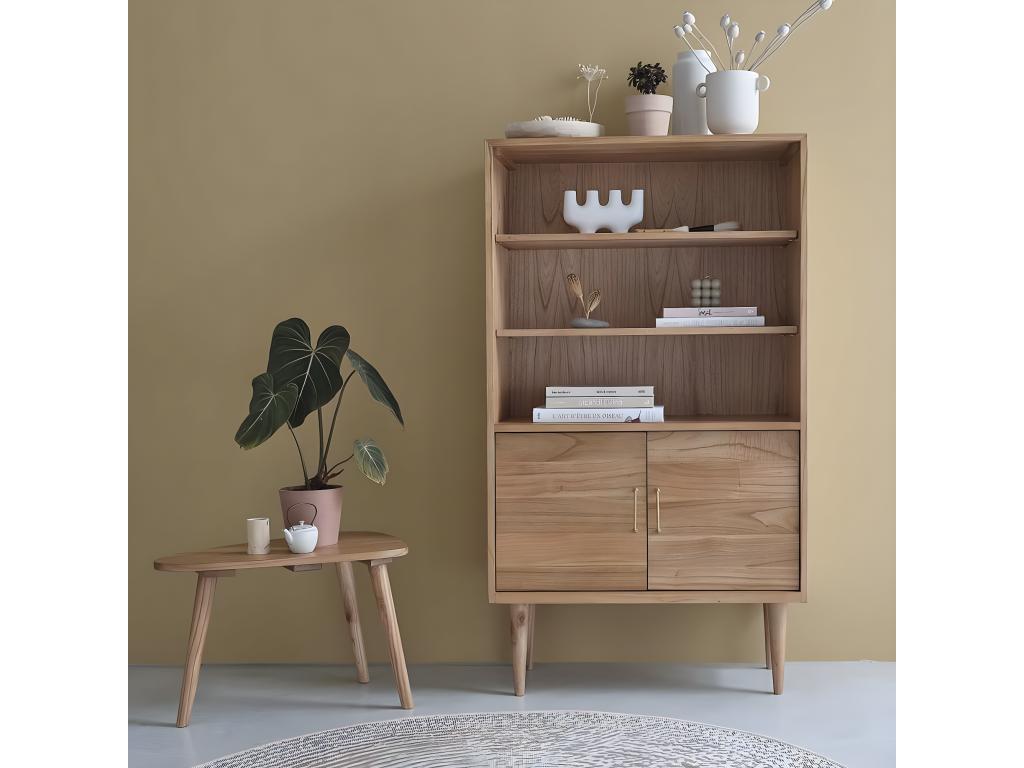 Decohaute solid wood bookcase BPKQ07509