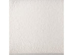 White looped cotton footrest 109x49x36 cm KMAG39777