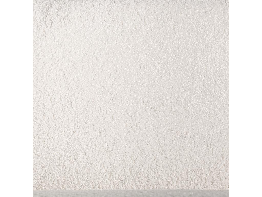 White looped cotton footrest 109x49x36 cm KMAG39777