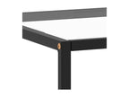 Black coffee table with tempered glass, 120x50x35 cm, CXKA75325