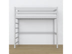 Wooden loft bed N01 Grey 80x180 GWZD89807