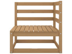 8-piece garden furniture set, honey brown, solid pine wood, 21 QJWW20996