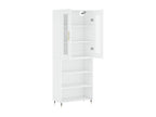 White Highboard 69.5x34x180 cm Engineered Wood ECJK68211