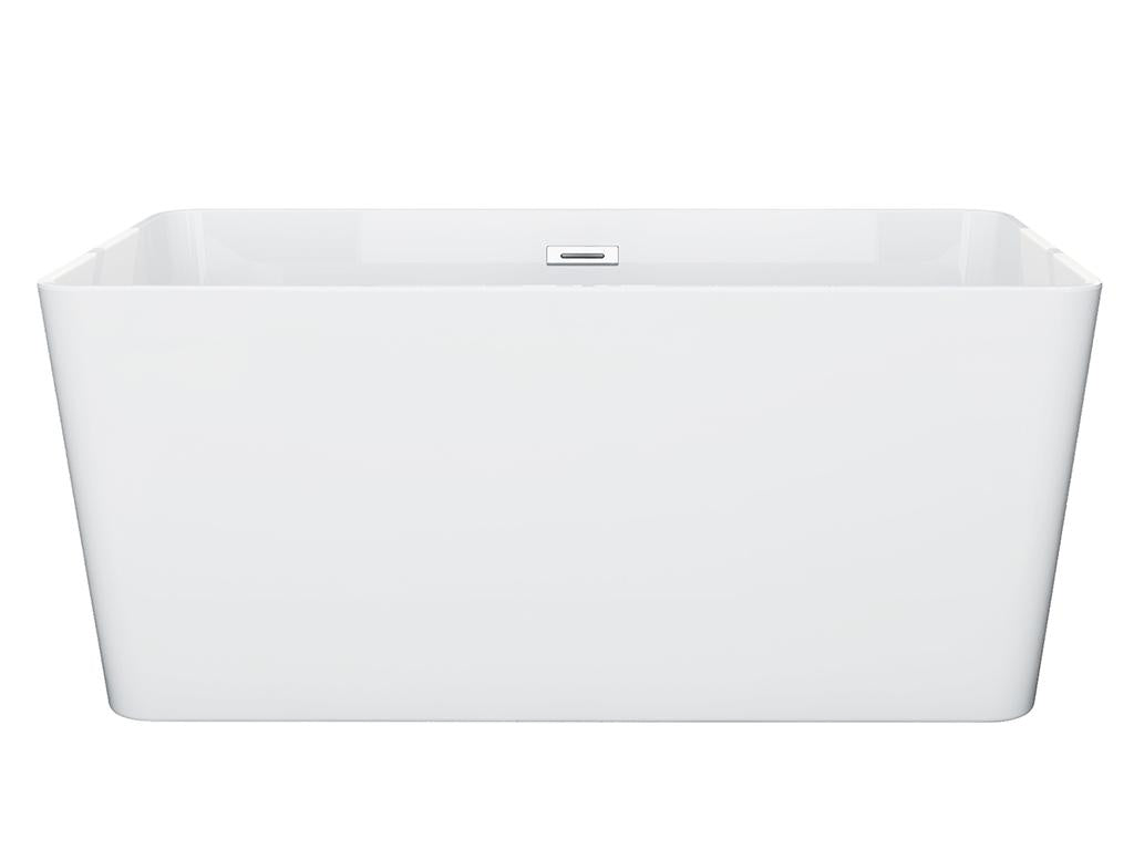 Rectangular freestanding bathtub - 208 L - 150x75x55 cm - White - Acrylic - Decohaute PSGM96295