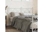 White metal headboard 137cm AGJG65182