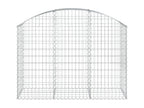 Arched gabion basket 150x50x100-120 Galvanized iron USRZ29909