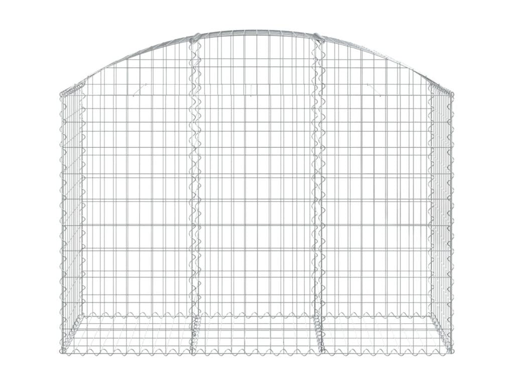 Arched gabion basket 150x50x100-120 Galvanized iron USRZ29909