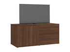 Brown Oak TV Stand 80x34x36 cm Engineered Wood BSBH28952