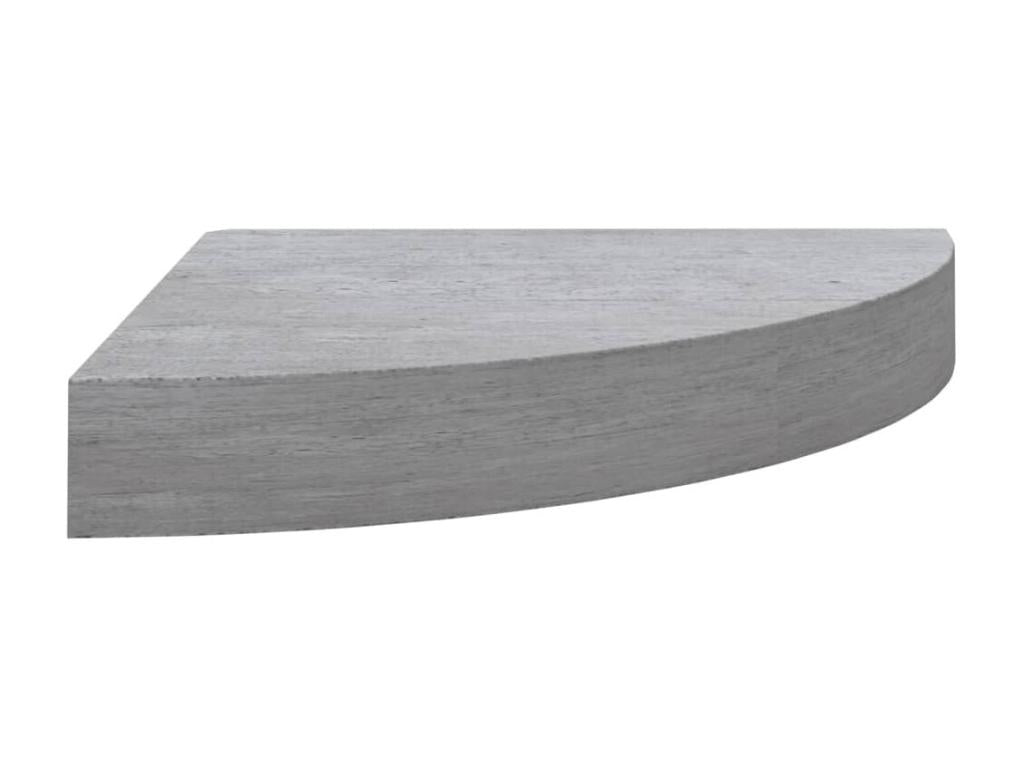 Corner wall shelf, concrete grey, 35x35x3.8 m, MDF, HCMO07884