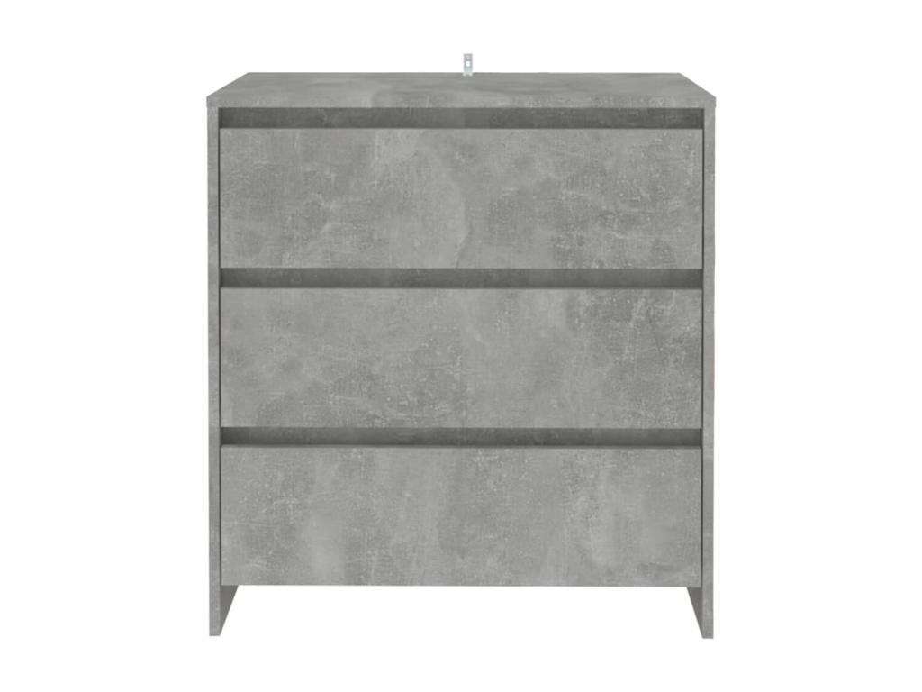 Concrete Grey Buffet 70x41x75 cm Engineered Wood KSPA90113