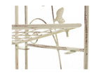Freestanding shelves - Metal - 60x33x158cm - Antique cream - Decohaute VFYD37789