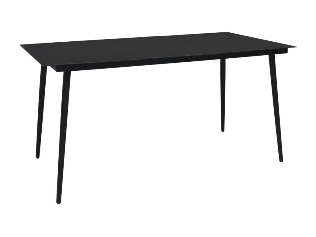Black outdoor dining furniture 150x80x74 cm 02 0014674 HEYI31768
