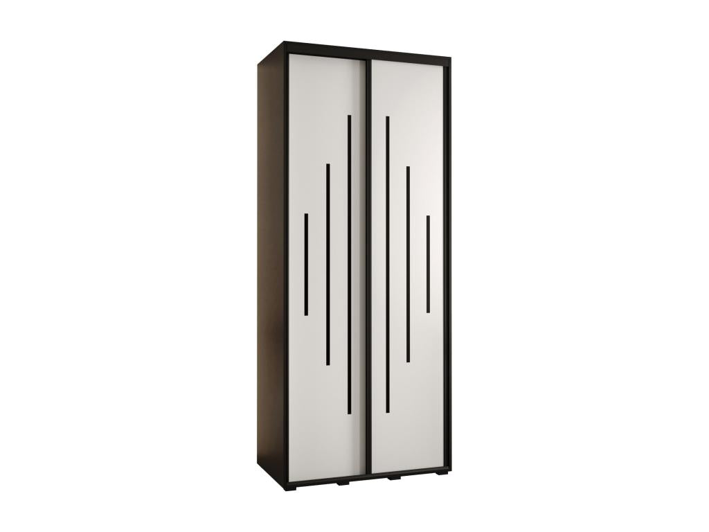 Domopure 12 Sliding Door Wardrobe 235.2/100/60 2 Doors JKQC79738