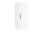 High-gloss white sideboard, 34.5x34x180 cm, engineered wood, ZGCJ25785