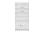 Domopure 90cm White Bookshelf YSUS95526