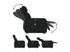 Black faux leather electric reclining massage chair YSUZ20179