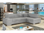 Domopure 272cm light grey fabric right-hand corner convertible sofa VPNP14376