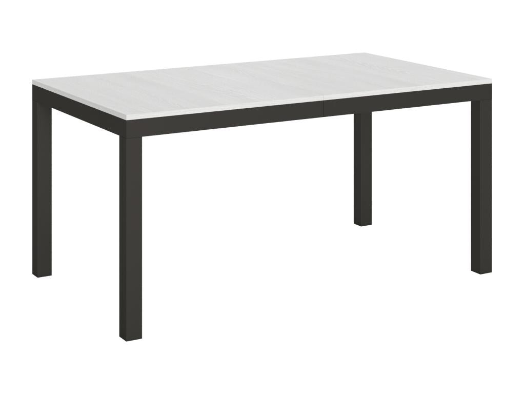 Extendable table 90x160/264 cm Everyday Evolution White Ash Anthracite frame WTIA43994