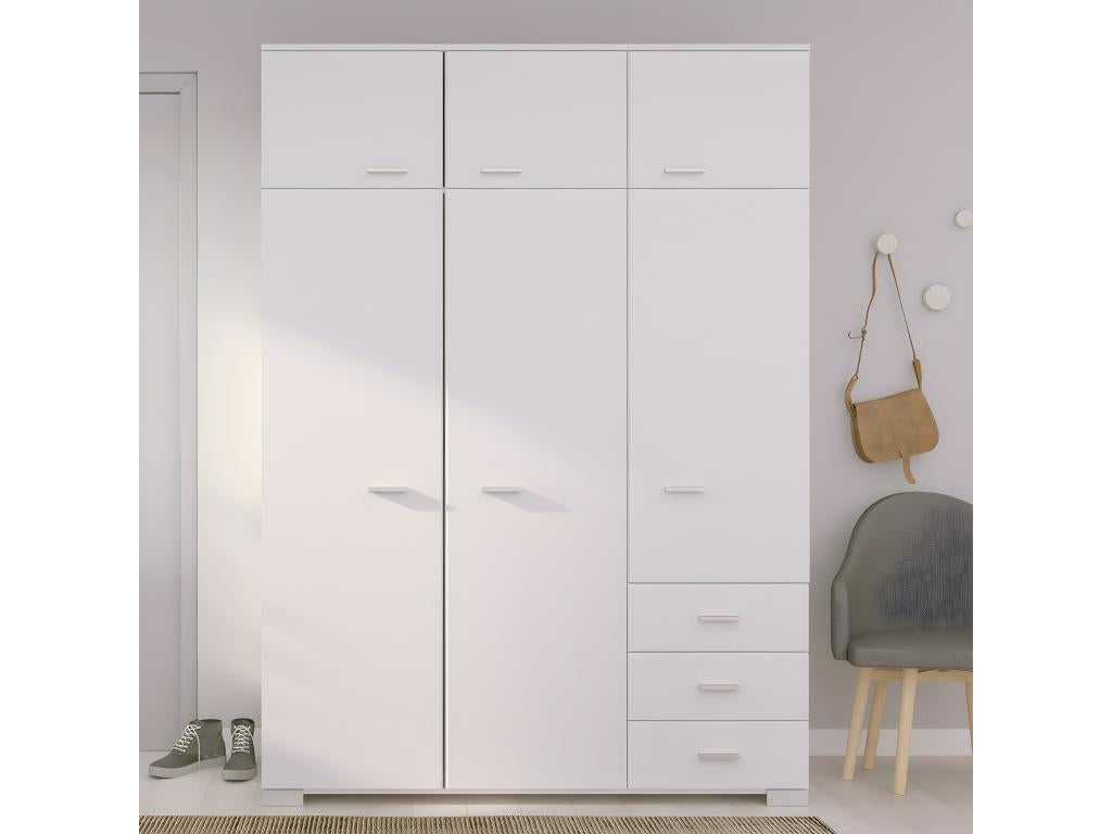 Decohaute ATLU45513 6-Door 3-Drawer Wardrobe