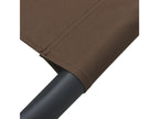 Outdoor chaise lounge, brown fabric, WNEW59227