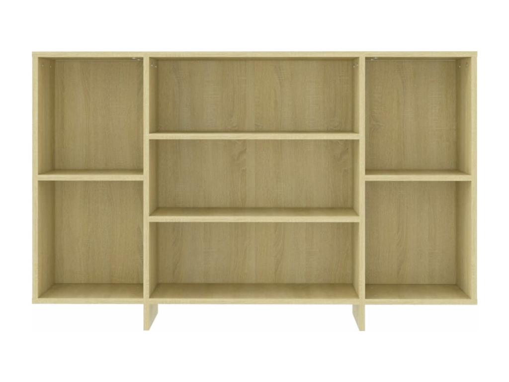 Domopure oak sideboard 120x30x75 cm engineered wood WUUM03931