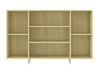 Domopure oak sideboard 120x30x75 cm engineered wood WUUM03931