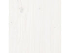 7-piece garden dining set, white, solid pine wood AVWQ26892