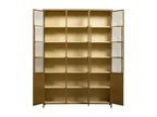 Exhibit XL - 3-door metal display case H200cm - Mustard yellow ICJB77828