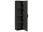 Bathroom column - Rock grey and oak Decohaute - W35-H140-D25 - Decohaute LMPQ14565