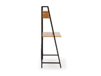 Decohaute black desk with 1 shelf, industrial style, 83 cm long, SXRH31770