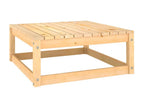 3-piece garden furniture set with cushions, solid pine wood, 2 BWIZ32472