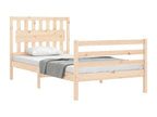 Bed frame without mattress 100x200 cm solid wood KMFG41604