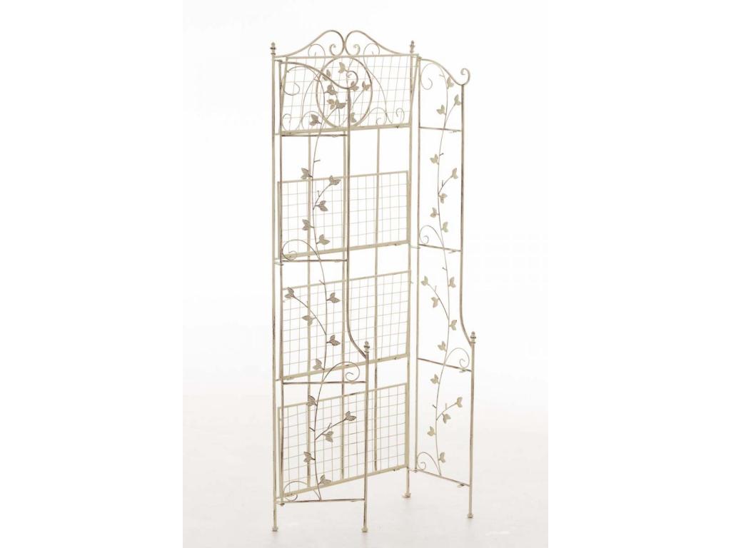 Freestanding shelves - Metal - 60x33x158cm - Antique cream - Decohaute VFYD37789