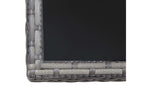 5-Piece Garden Dining Set, Wicker Resin, Grey SLWI88559