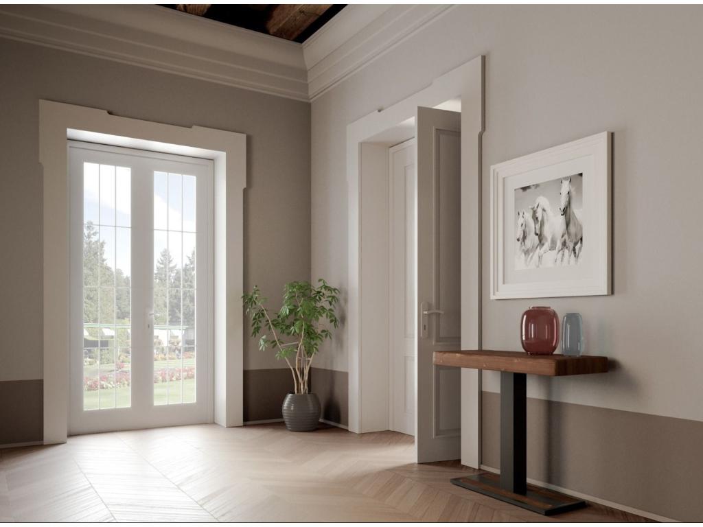 Extendable console 90x40/290 cm Domopure Evolution Stained Fir Anthracite Structure WQYQ77295