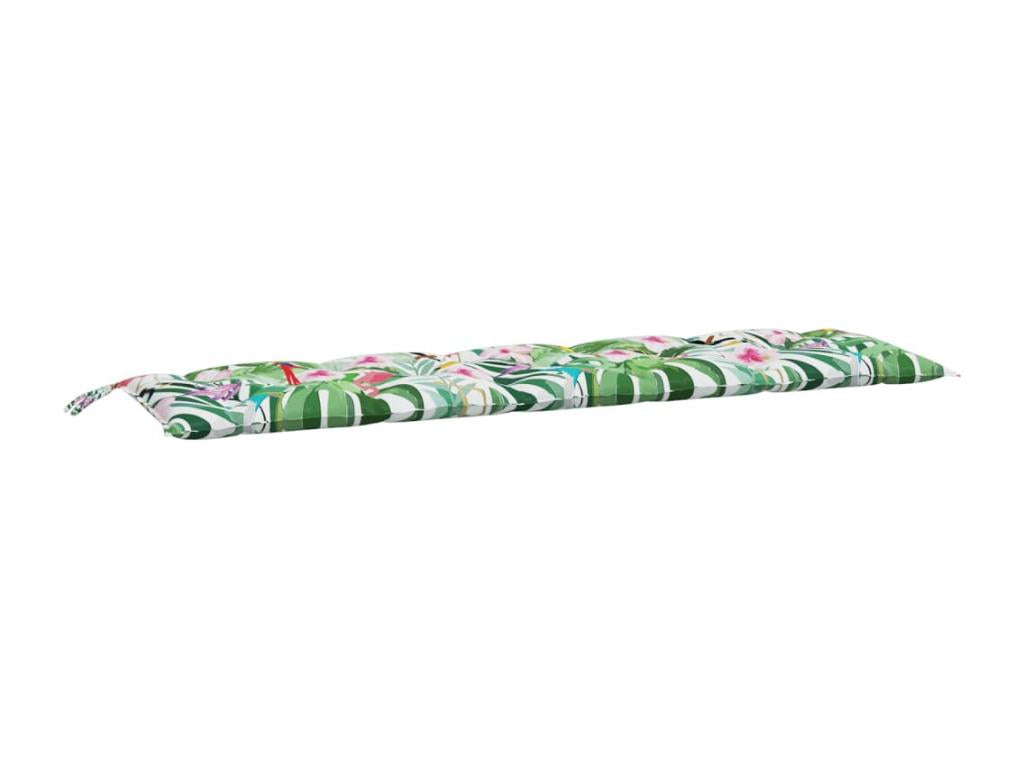 Domopure 2-Piece Multicolored Garden Bench Cushions in Fabric EEAN86014