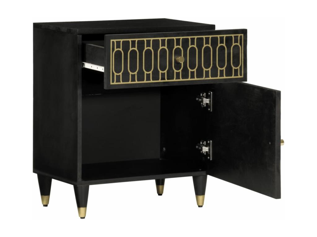 Bedside table 50x33x60 cm solid mango wood NXPC71410