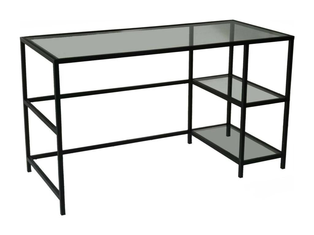 Decohaute Multipurpose Desk, PC Desk, Work Surface, 130x60x75 cm, Black, SSXZ47534