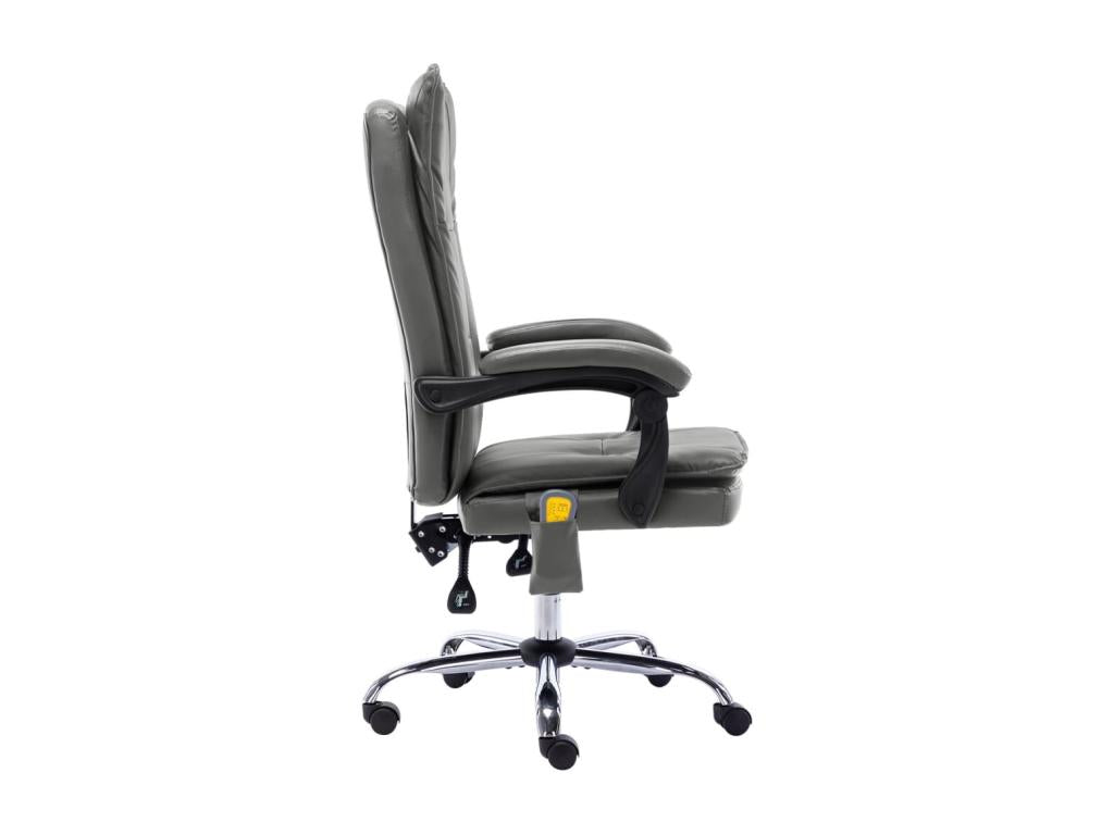 Anthracite Faux Leather Massage Office Chair IFXG58398