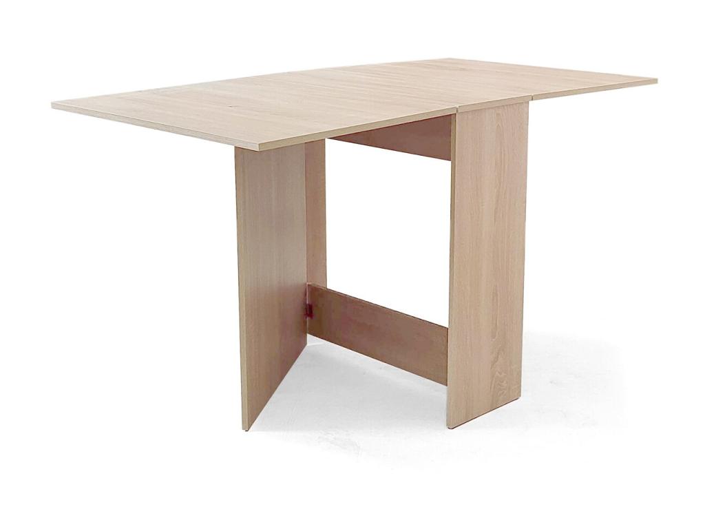 Extendable side table/living room table in oak finish, Decohaute KNHW98783