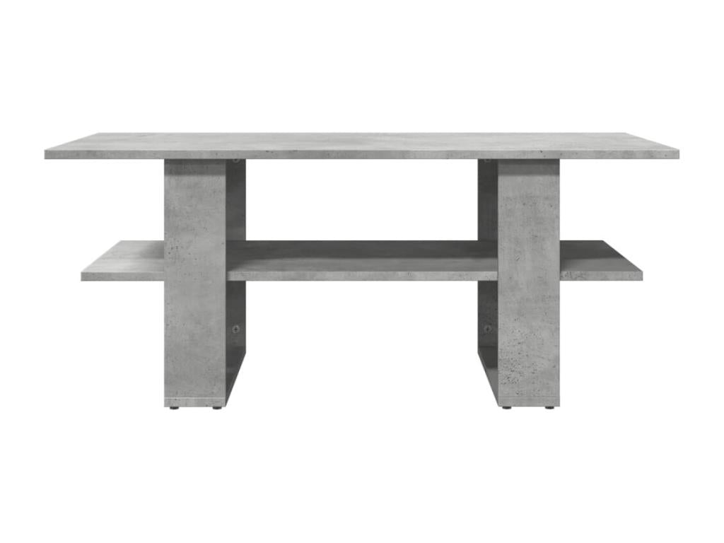 Concrete grey coffee table 102x55x42 cm engineered wood ISIC14199