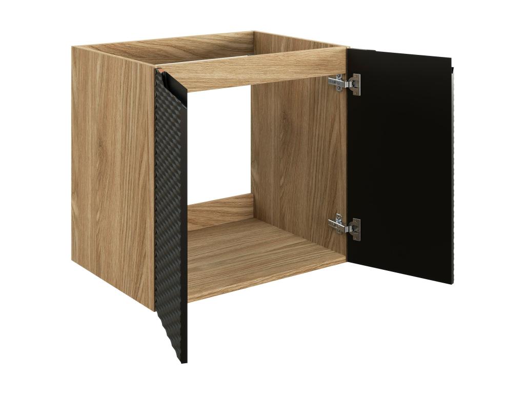 Decohaute CUW60 2D Under-Sink Cabinet 60x46x57 Black ODFG25598