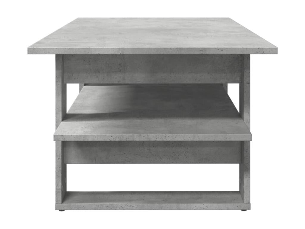 Concrete grey coffee table 102x55x42 cm engineered wood ISIC14199