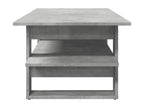 Concrete grey coffee table 102x55x42 cm engineered wood ISIC14199