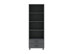 Domopure Dark Grey Sideboard 60x35x180 cm Solid Pine Wood BFUX88496