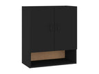 Black wall cabinet 60x31x70 cm Engineered wood CKLD37535