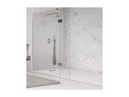 Domopure PLUS 160x100 cm black shower tray in resin and marble powder with side grate in marble resin LPQI64049